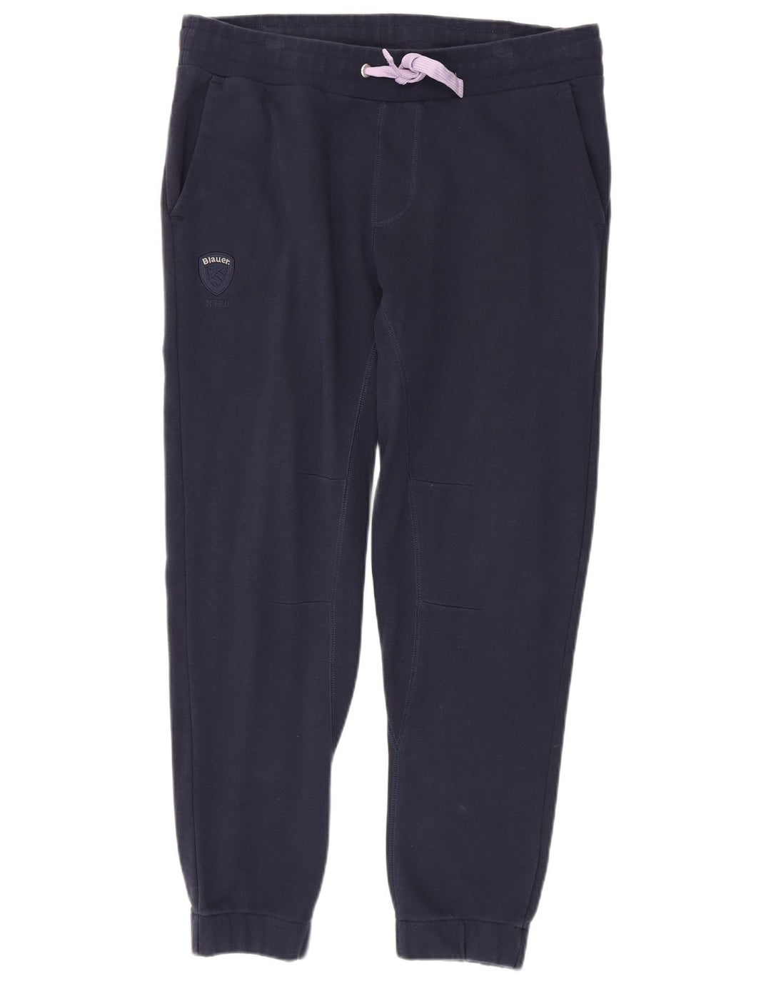 Blauer Pantalon de Survêtement Homme Joggers Large Bleu Marine Coton