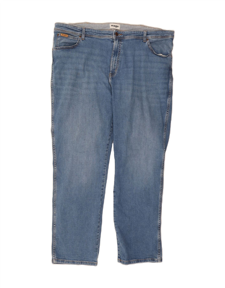 WRANGLER Jean droit Texas femme W44 L32 bleu coton