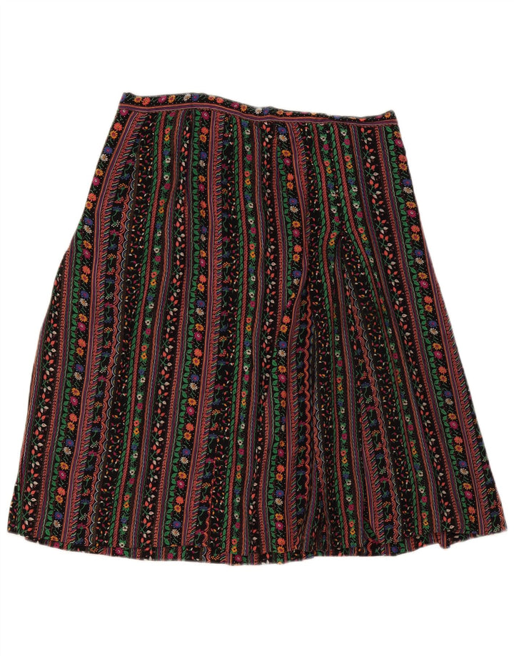 vintage Womens A-Line Jupe W32 Grande Rayure Multicolore