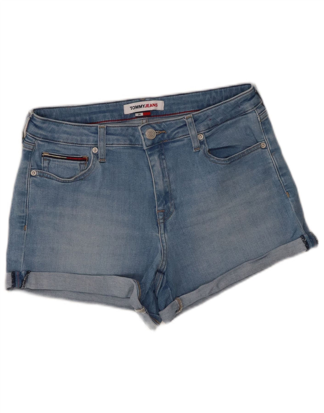 Tommy Hilfiger Short En Jean W29 Femme Bleu Moyen