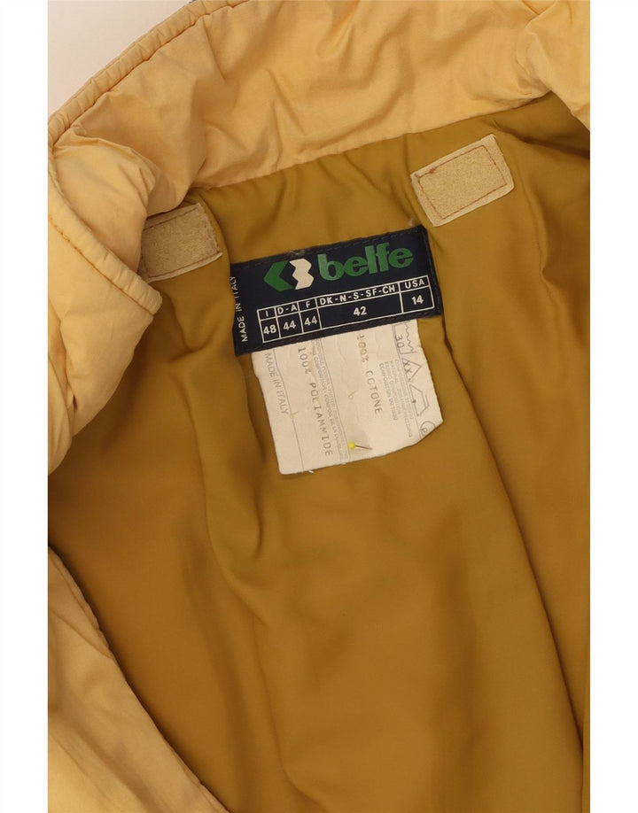 Belfe & Belfe Veste de Ski Femme IT 48 XL Jaune Colourblock Coton