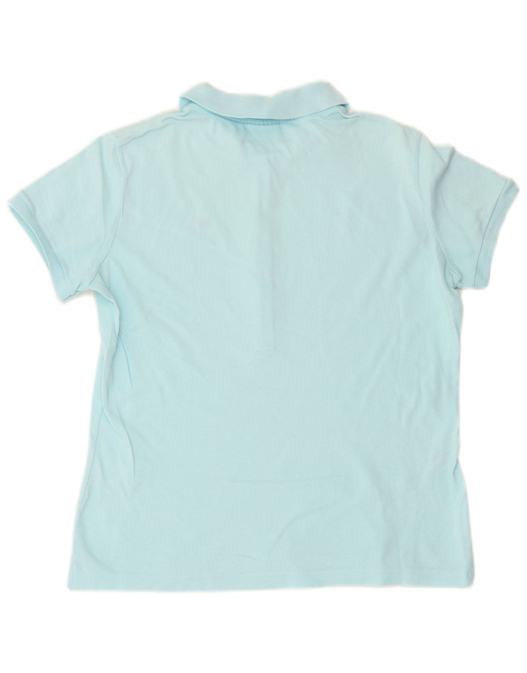 LACOSTE Polo Femme Taille 48 XL Bleu Coton