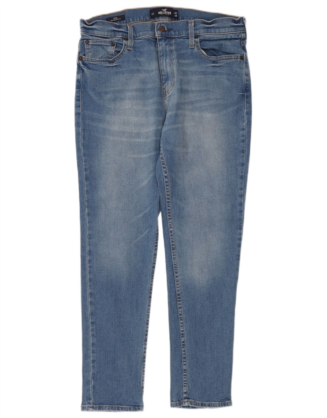 Hollister Jean Fuselé Homme W33 L30 Bleu Coton