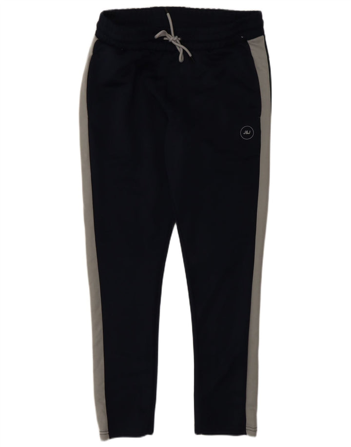 Jack & Jones Pantalon de Survêtement Homme Large Bleu Marine Colorblock Polyester