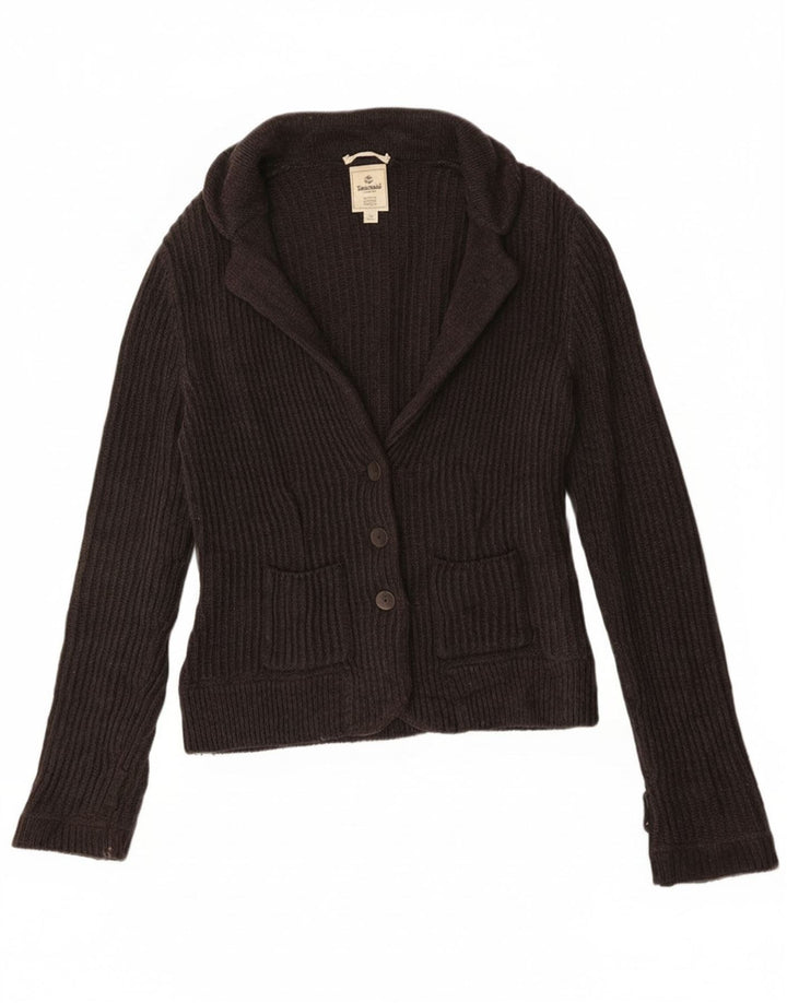 Timberland Pull Cardigan Femme UK 12 Gris Moyen