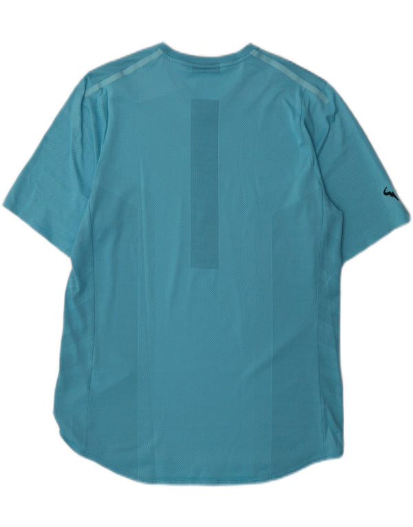 Nike Hommes Dri Fit T-Shirt Haut Grand Bleu Polyester