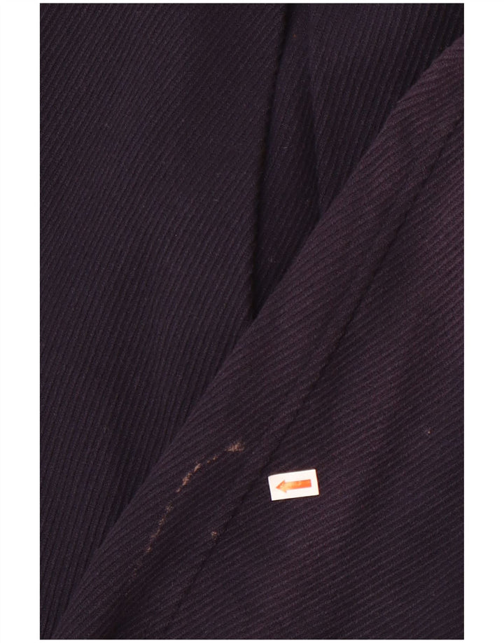 Armani Exchange Veste bomber courte à double boutonnage pour femme UK 6 XS Bleu marine