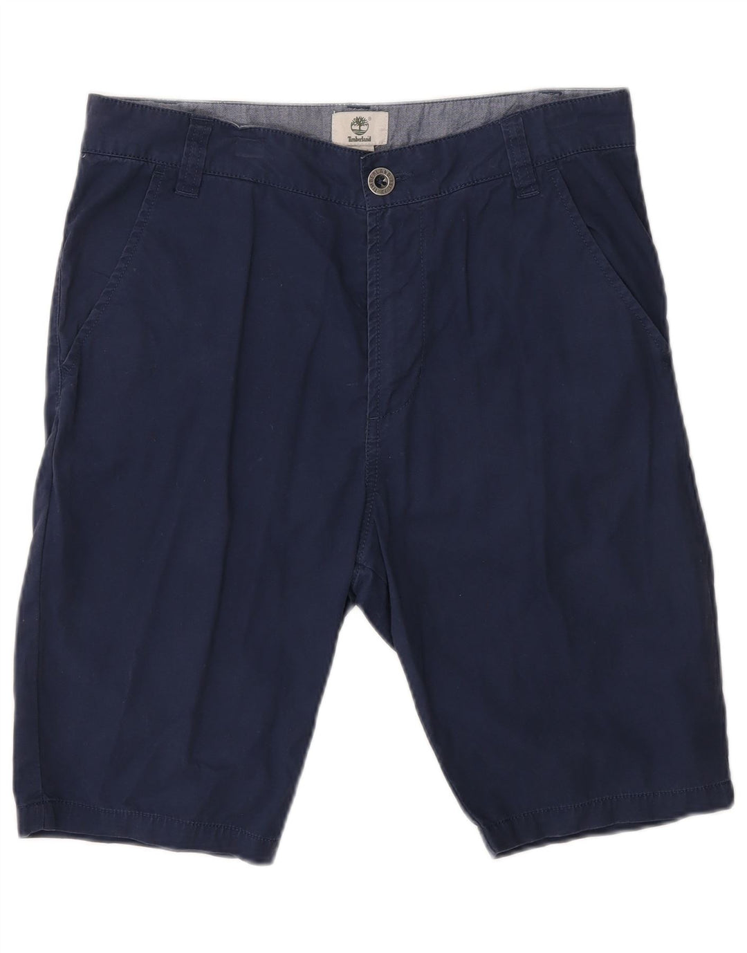 TIMBERLAND Short Chino Garçon 15-16 ans W30 Bleu Marine Coton