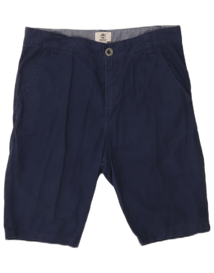 TIMBERLAND Short Chino Garçon 15-16 ans W30 Bleu Marine Coton