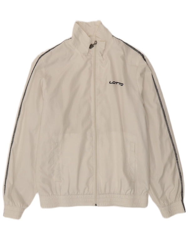 Lotto Veste de Survêtement Homme Blanc Moyen Polyester