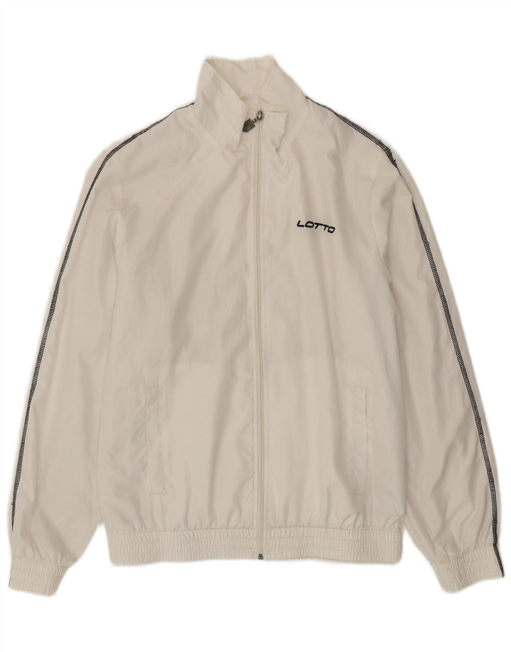 Lotto Veste de Survêtement Homme Blanc Moyen Polyester