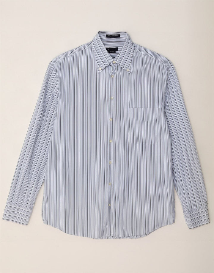 Gant Chemise Homme Large Bleu Rayé Coton