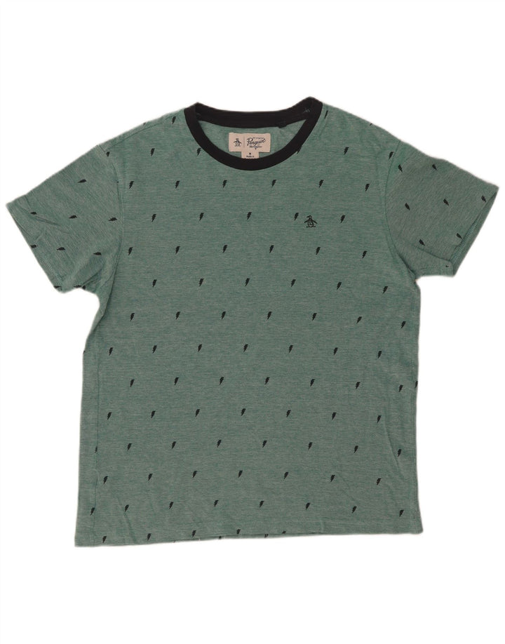 Penguin T-Shirt Homme Vert Moyen Coton