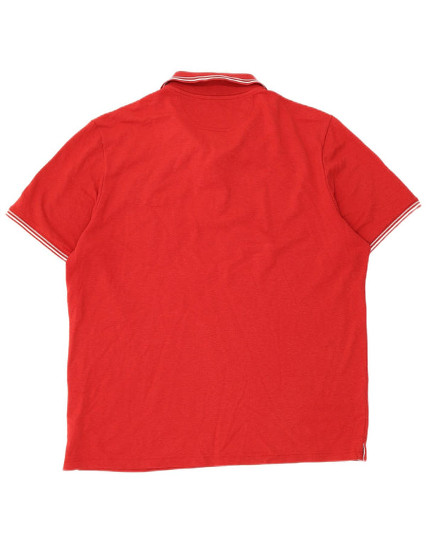 Champion Polo Easy Fit Homme XL Rayé Rouge