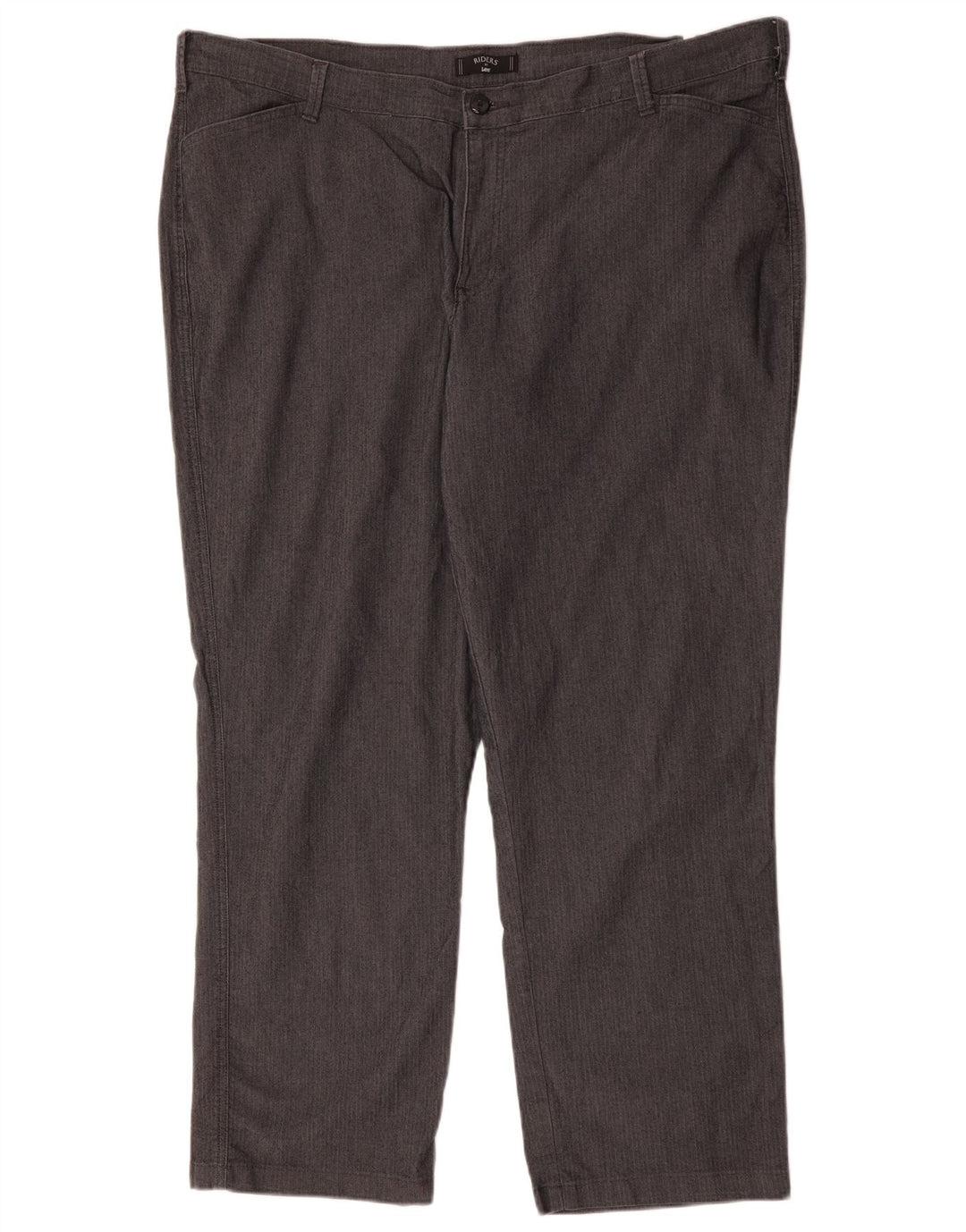 LEE Pantalon décontracté Riders pour femme US 24 4XL W48 L31 Gris à chevrons