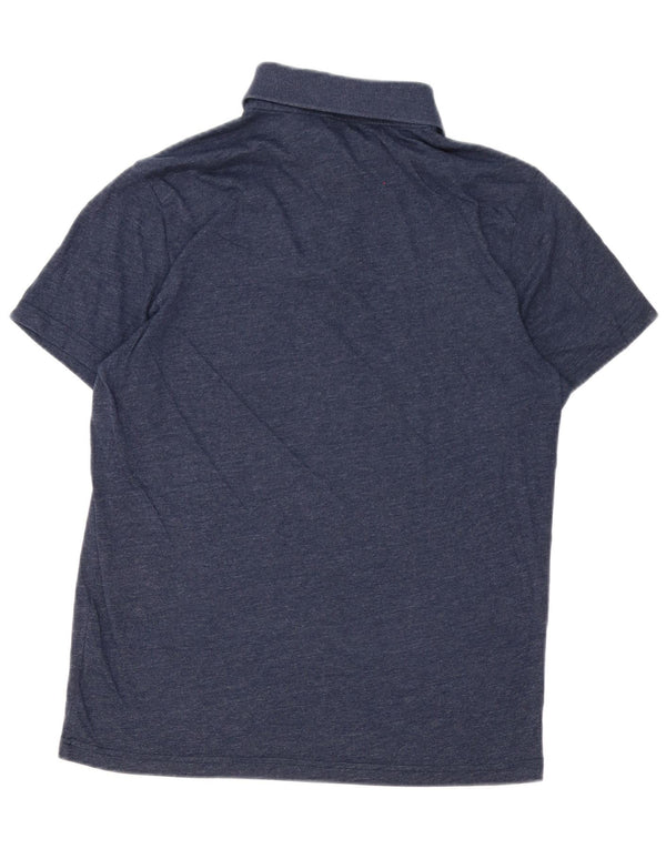 Hollister Polo Homme Large Bleu Marine Coton
