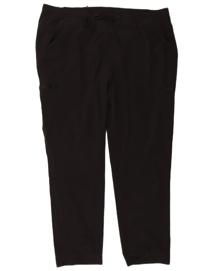 EDDIE BAUER Pantalon de survêtement cargo pour femme US 22 3XL Noir Polyester