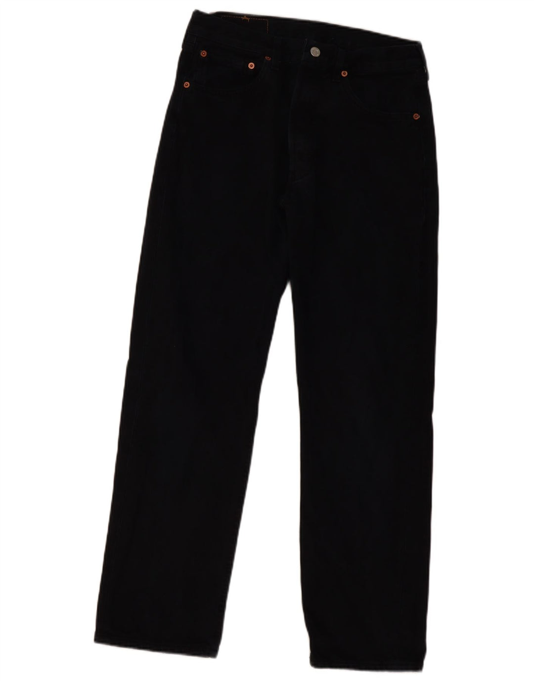 Levi's Jean Droit 501 Femme W32 L30 Noir Coton