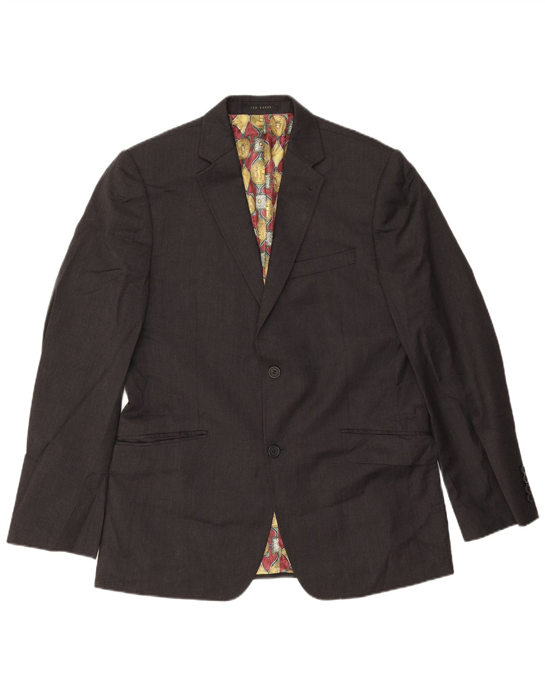 Ted Baker Costume 2 pièces pour homme à 2 boutons UK 40 Large W34 L31 Gris Laine