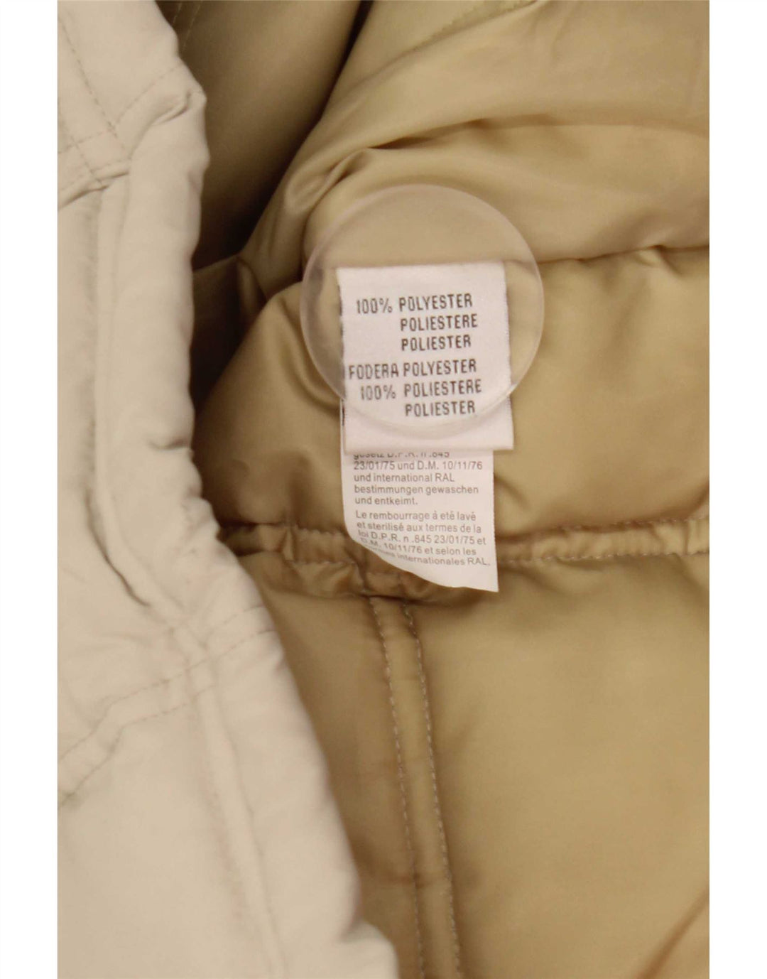 Wampum Veste matelassée pour homme UK 44 2XL Beige Polyester