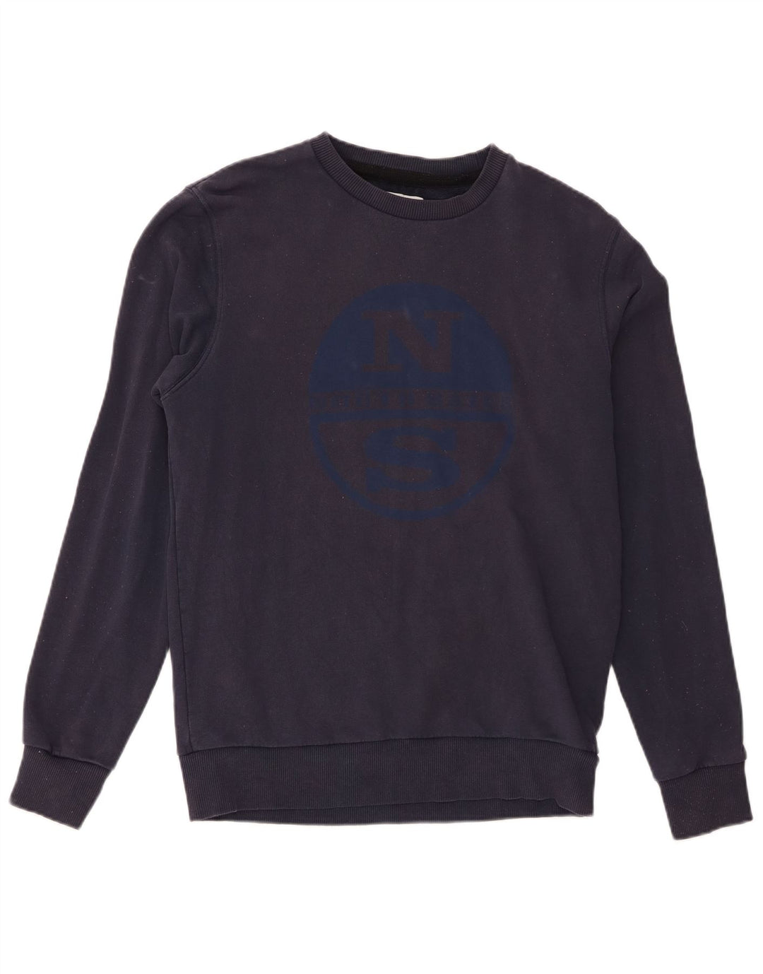 North Sails Sweat-Shirt Graphique Homme Bleu Marine Moyen Coton