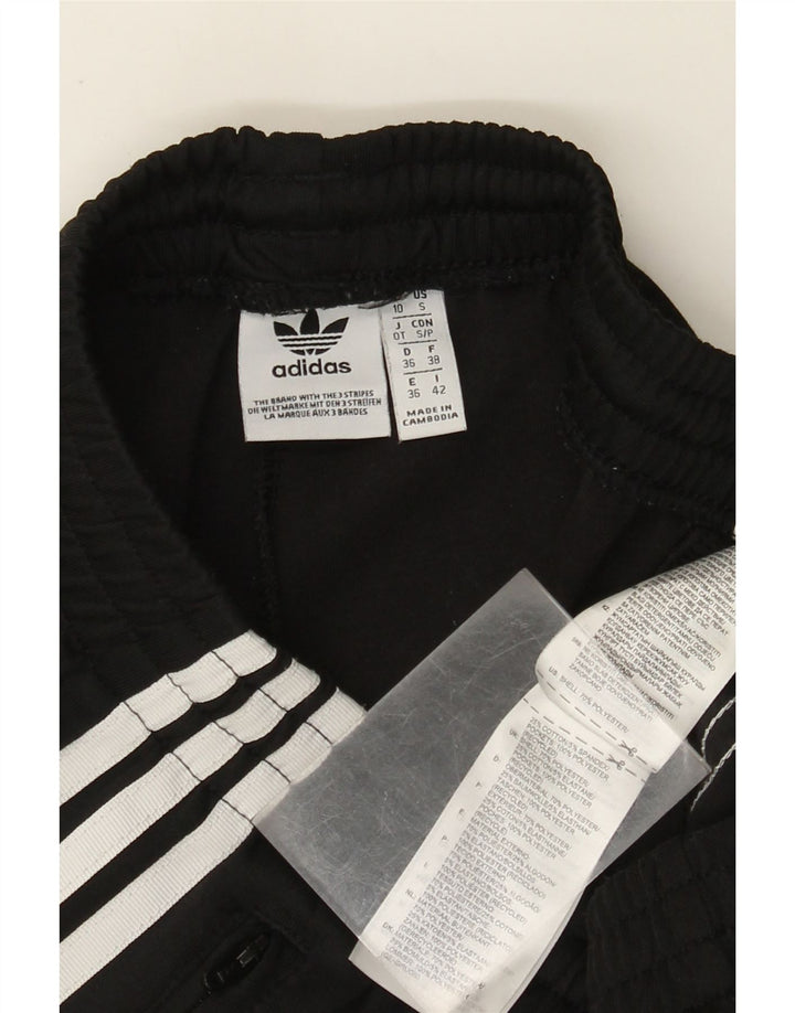 Adidas Pantalon de survêtement pour femme UK 10 Small Noir Polyester