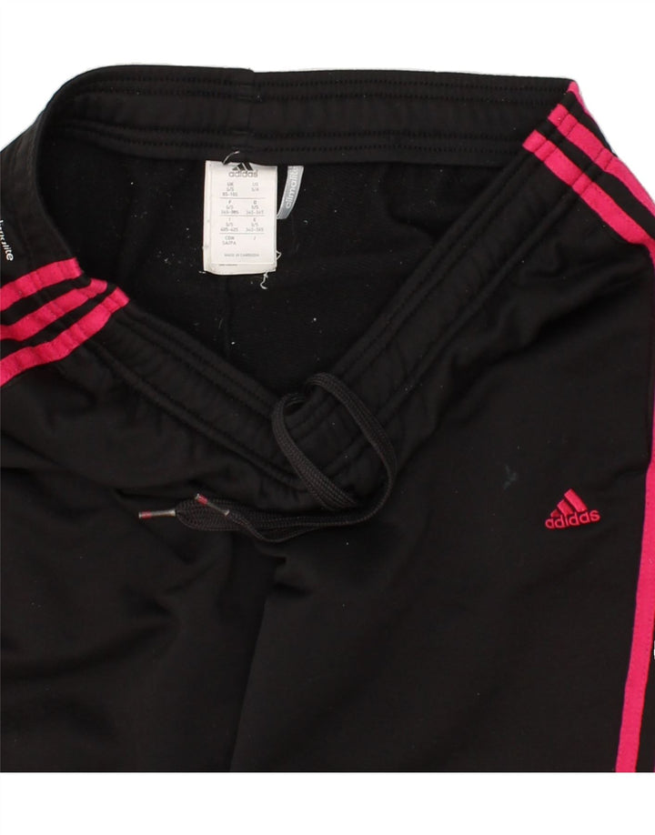 ADIDAS Pantalon de survêtement Climalite pour femme UK 8/10 Small Noir Polyester
