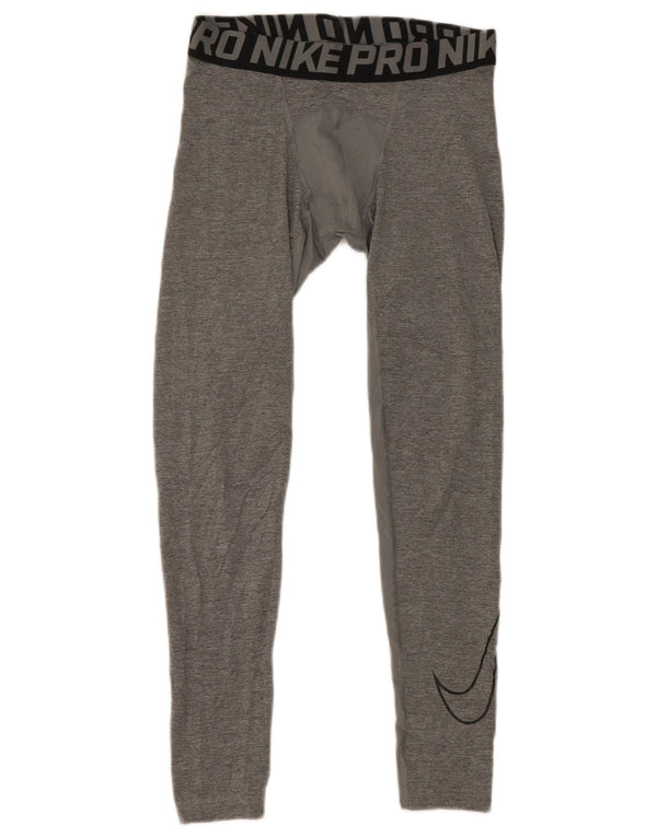 Legging Nike Dri Fit Graphic pour garçon 12-13 ans, grand color block, gris