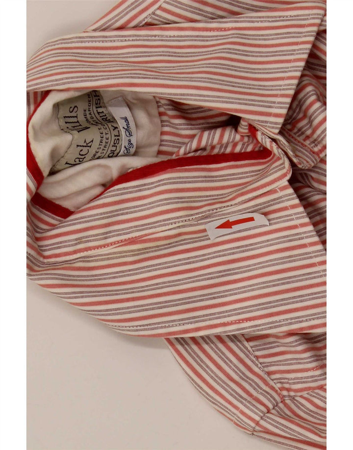 Jack Wills Chemise Homme Petit Coton Rayé Rouge