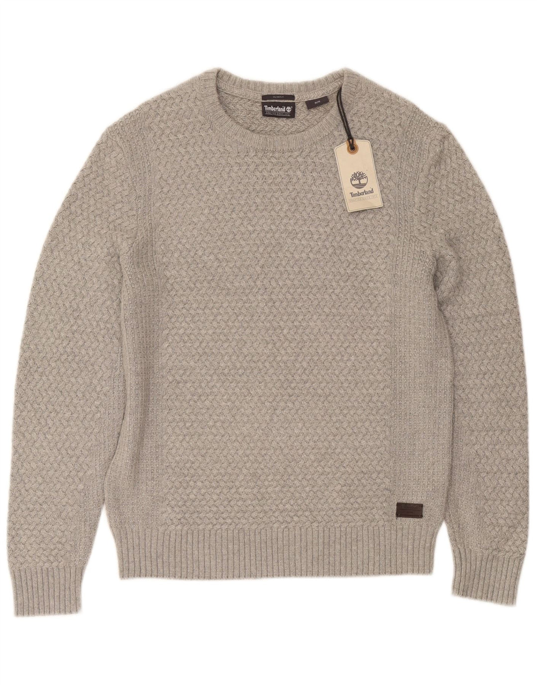 Timberland Pull Slim Fit Boat Neck Homme Gris Moyen Viscose