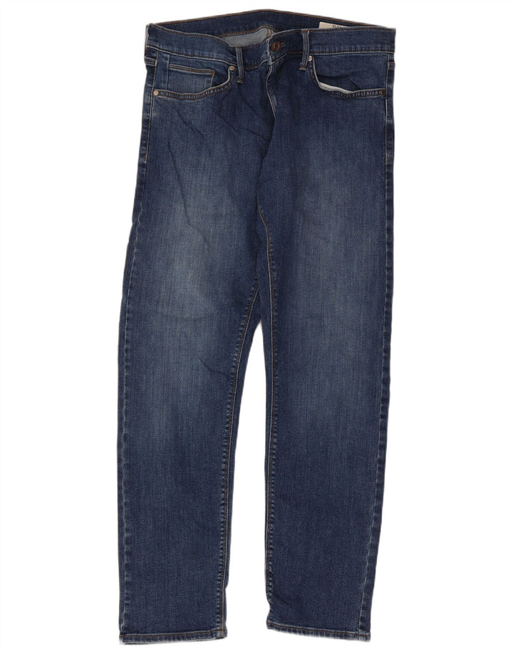 Marks & Spencer Jean Slim Homme W34 L31 Bleu Coton