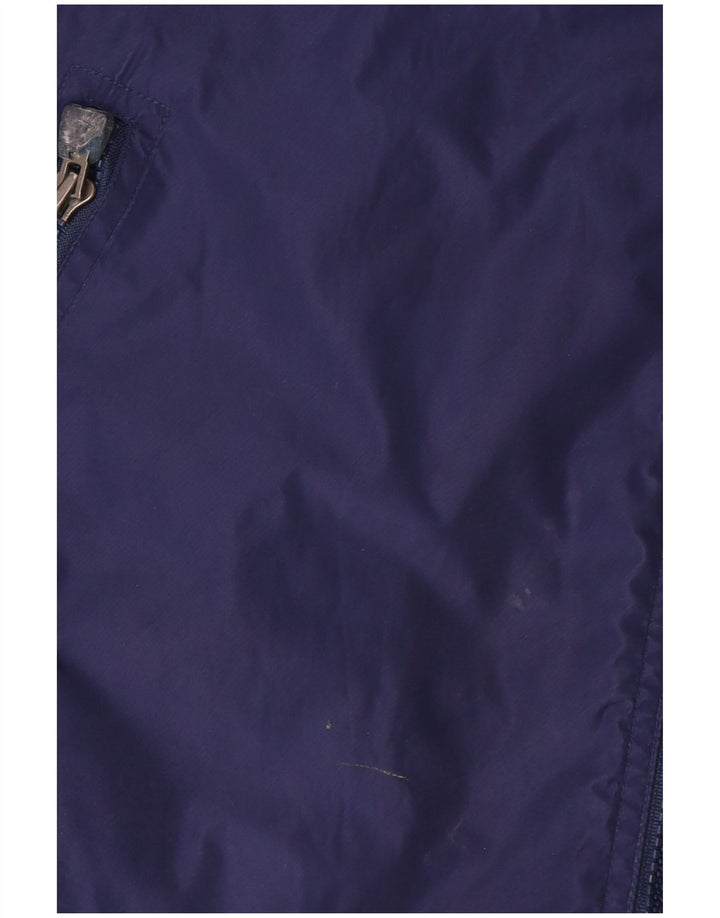 Adidas Veste coupe-vent pour homme UK 44/46 Large Bleu Marine Polyamide