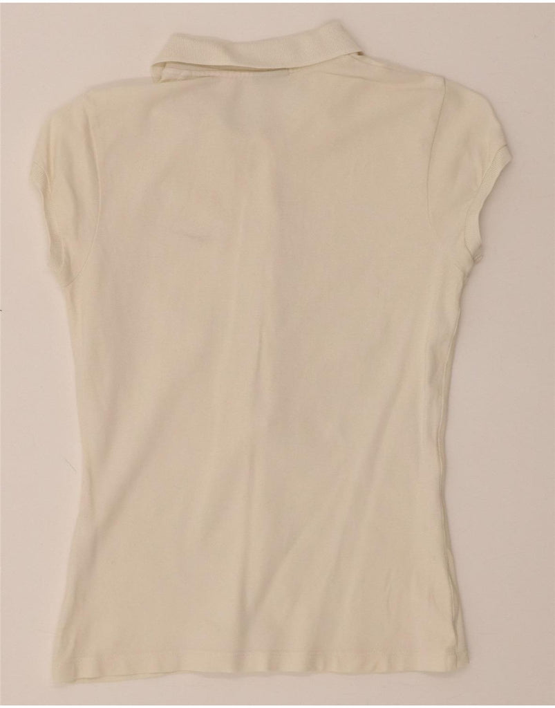 NIKE Womens Polo Shirt UK 8/10 Small White Vintage Nike and Second-Hand Nike from Messina Hembry 