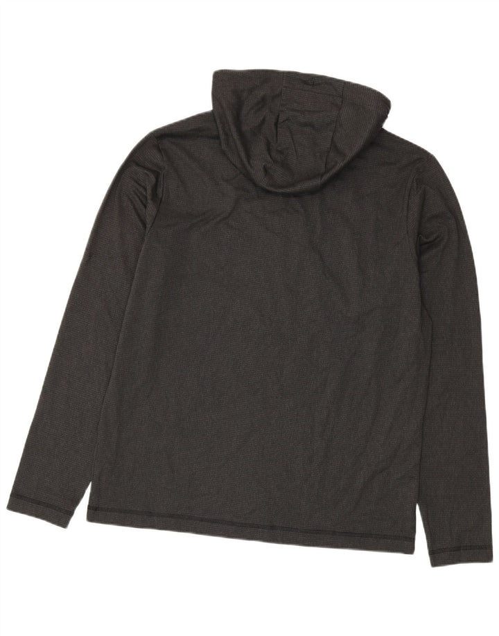 Adidas Haut à capuche à manches longues pour homme Gris moyen Polyester
