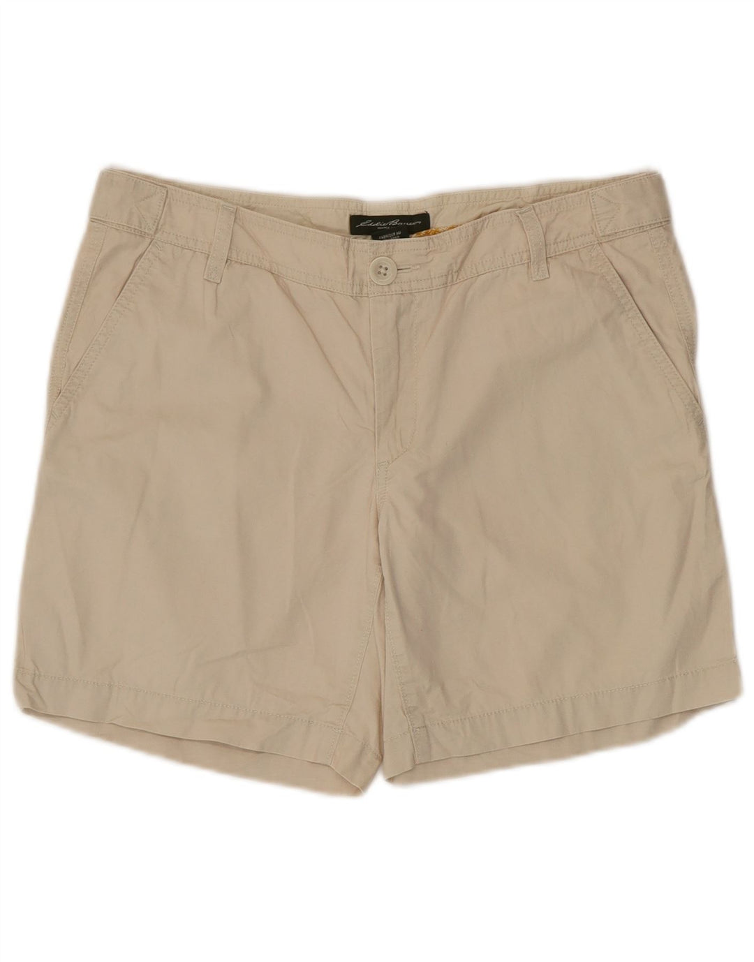 EDDIE BAUER Short Chino Femme US 6 Moyen W34 Coton Beige