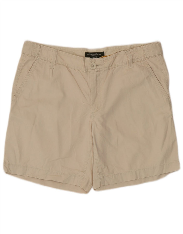 EDDIE BAUER Short Chino Femme US 6 Moyen W34 Coton Beige