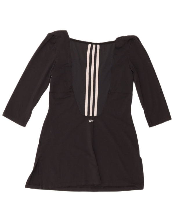 Adidas Climacool Top à manches 3/4 pour femme UK 10 Petit nylon noir