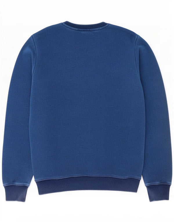 Superdry Sweat-shirt en coton bleu marine moyen pour homme
