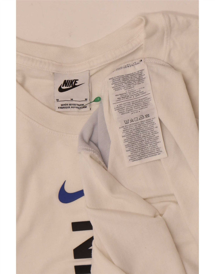 Nike T-shirt graphique en coton color block blanc moyen pour homme