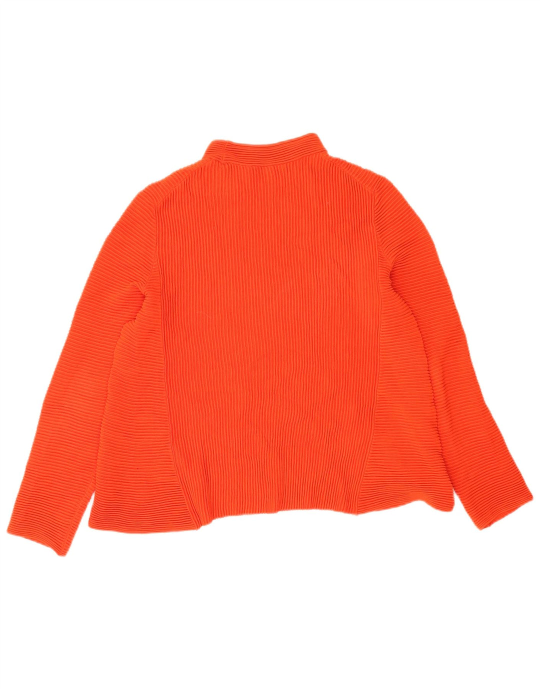 Cos Haut Femme Manches Longues UK 10 Petit Orange Coton