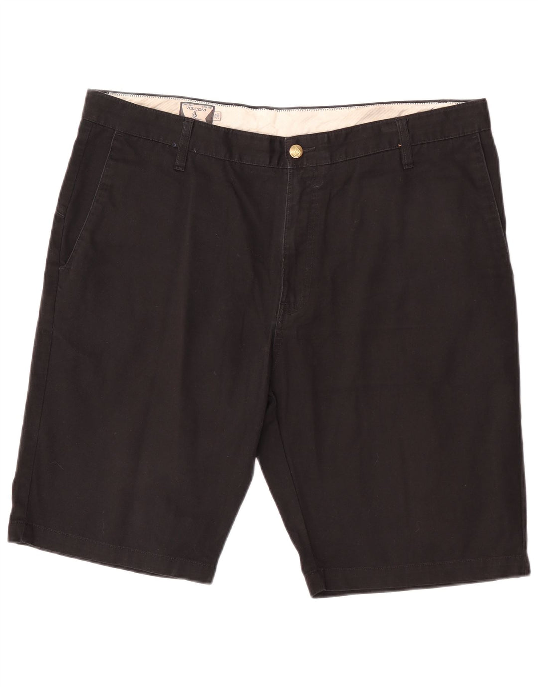 Volcom Short Chino Homme W38 XL Noir Coton