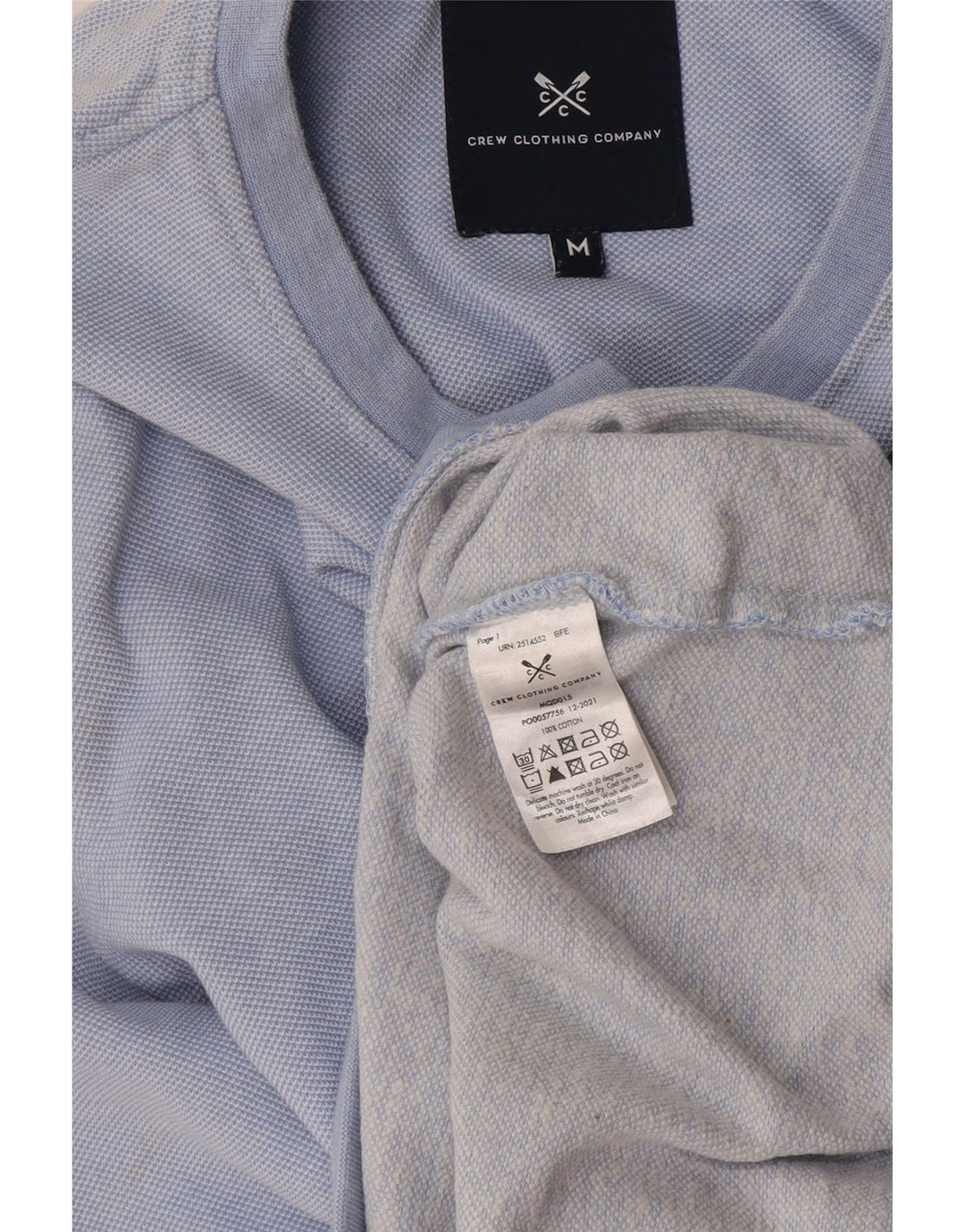 Crew Clothing Sweat-Shirt Homme Bleu Moyen Coton