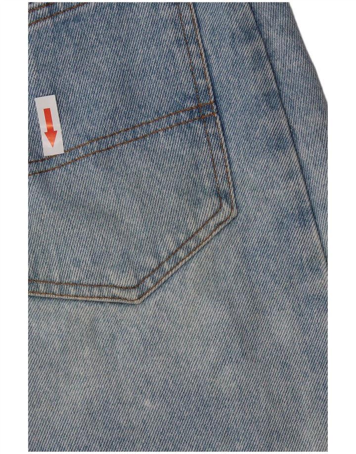 DE VILLE Jupe en Jean Femme W30 Coton Bleu Moyen