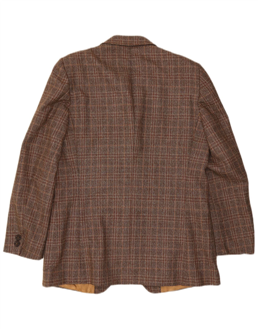 Sir Henry's Veste blazer à 2 boutons pour homme UK 40 Grand carreaux marron