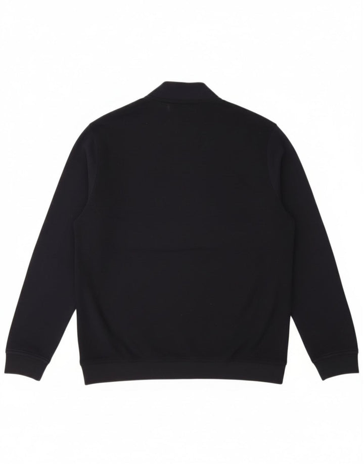 Ted Baker Sweat-shirt à col zippé pour homme Taille 4 Grand Bleu marine Polyester