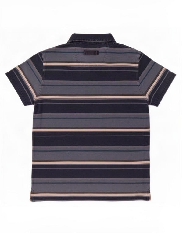 Polo Homme Fat Face Coton Rayé Bleu Moyen