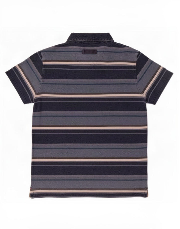 Polo Homme Fat Face Coton Rayé Bleu Moyen