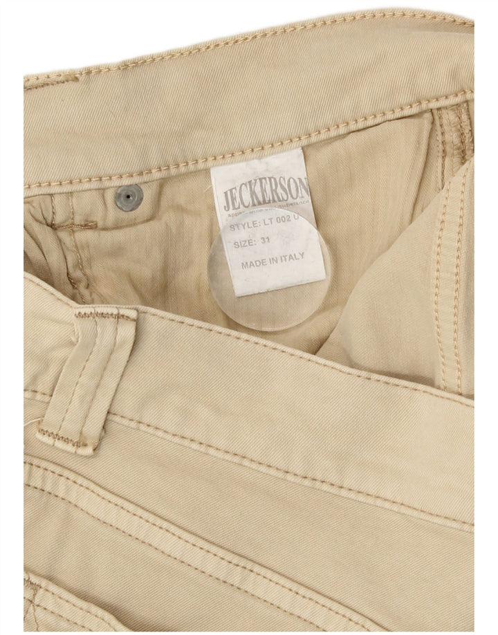 Jeckerson Jean fuselé homme W31 L31 coton beige