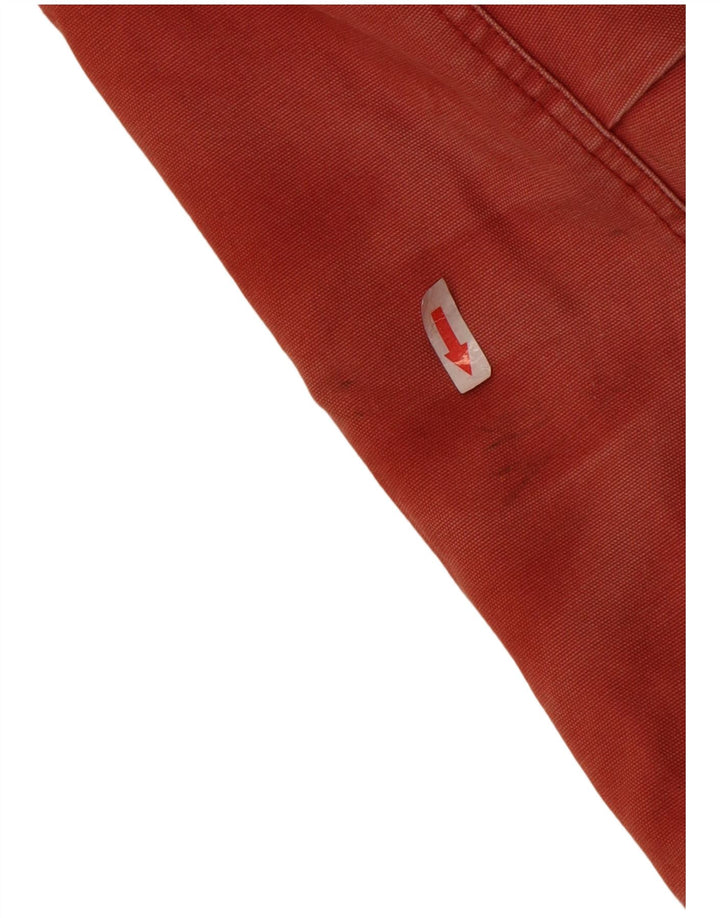 Quiksilver Veste Bomber à Capuche Femme UK 12 Coton Rouge Moyen