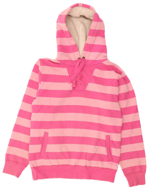 Animal Pull à capuche pour femme UK 42 en coton rayé rose moyen